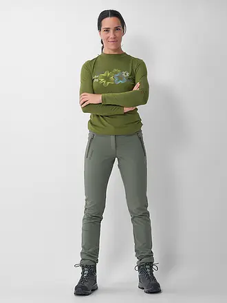 MAIER SPORTS | Pantalón funcional de mujer Helga Slim | dunkelgrün